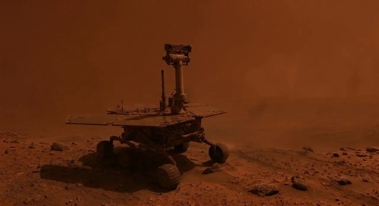 How Global Dust Storms Darken the Planet Mars